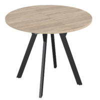 Стол 105.02 "Денвер" дуб сонома/металл черный