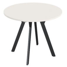 Стол 105.02 "Денвер" белый/металл черный