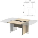 База стола для переговоров Приоритет 1400х1200х750 мм, кронберг